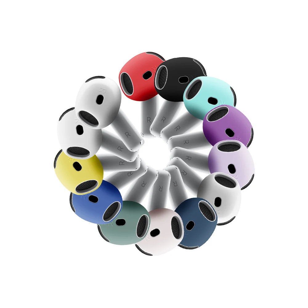 AirPods 4 용 새 커버 4 번째 실리콘 보호 케이스 스킨 커버 Apple AirPods 4 세대 커버 팁 액세서리 용 이어 패드