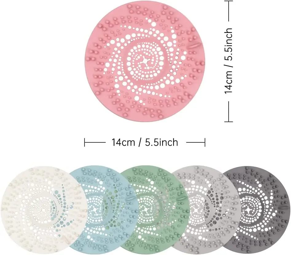 1Pcs 실리콘 드레인 스트레이너 가정용 샤워 바닥 필터 싱크 스트레이너 주방 욕실 액세서리에 대한 헤어 캐처