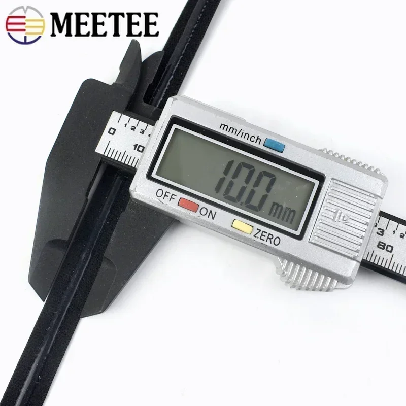 2/5/10/20M 미끄럼 방지 탄성 밴드 10mm 스트레치 실리콘 Rubbon 밴드 브래지어 속옷 스트랩 벨트 테이프 바느질 트리밍 액세서리