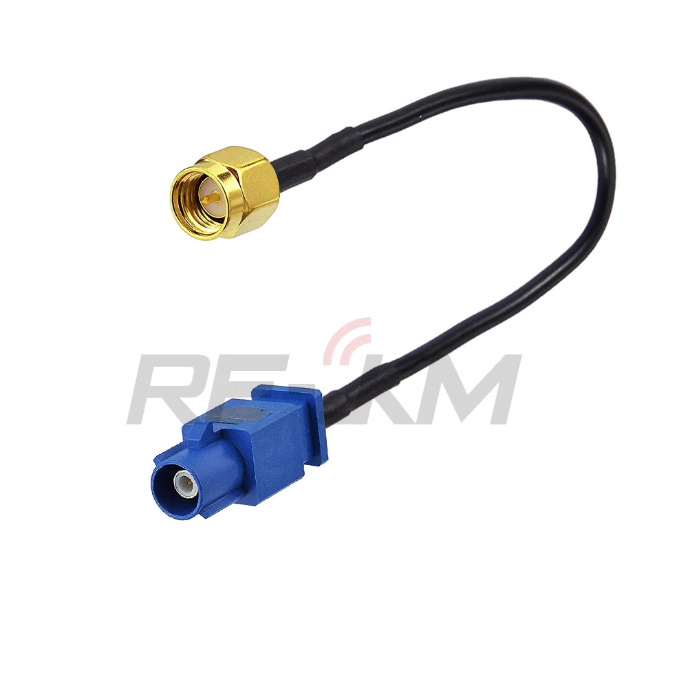GPS 안테나 어댑터 Fakra C to SMA Male Pigtail Cable RG174, 자동차 DVR GPS 모듈 추적 안테나 내비게이션 시스템 수신기