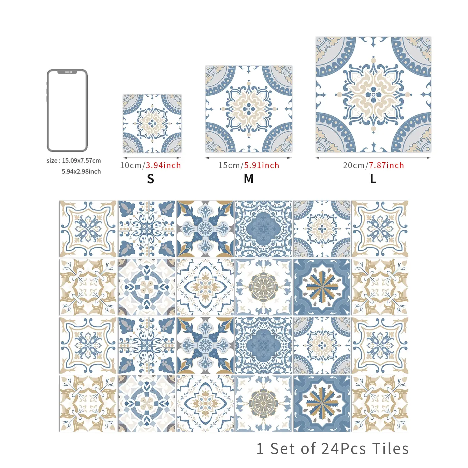 24 개/대 라이트 컬러 타일 스티커 벽 스티커 주방 욕실 홈 리노베이션 벽지 방수 자체 접착 벽 데칼