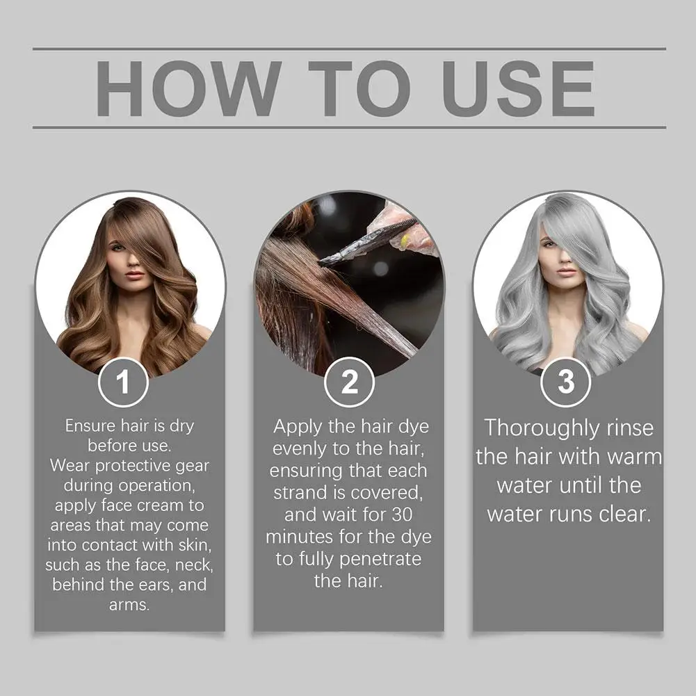 헤어 크림 잠금 장치, 영양 및 영양 헤어 케어 식물 추출물, 트렌디 헤어 컬러 및 뷰티 에이전트, 100g