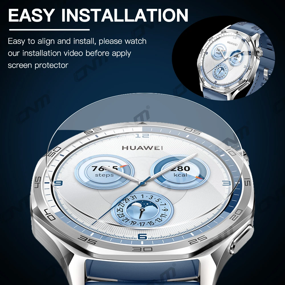 Huawei Watch GT 5 / GT5 Pro용 2.5D 스크린 보호대, 강화 유리 스크래치 방지 보호 필름 액세서리, 46mm, 42mm, 41mm