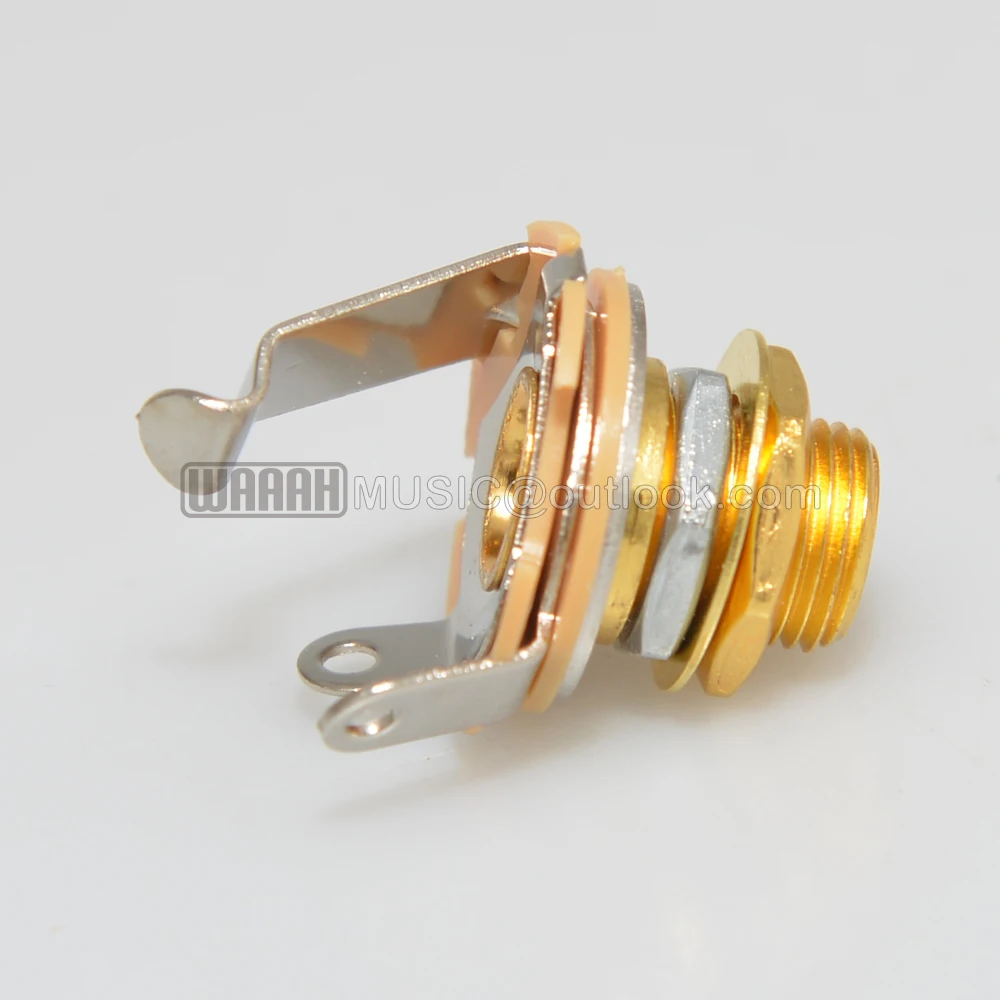 일렉트릭 기타 및 베이스 기타용 1pcs 일렉트릭 기타 입력 잭 1/4 