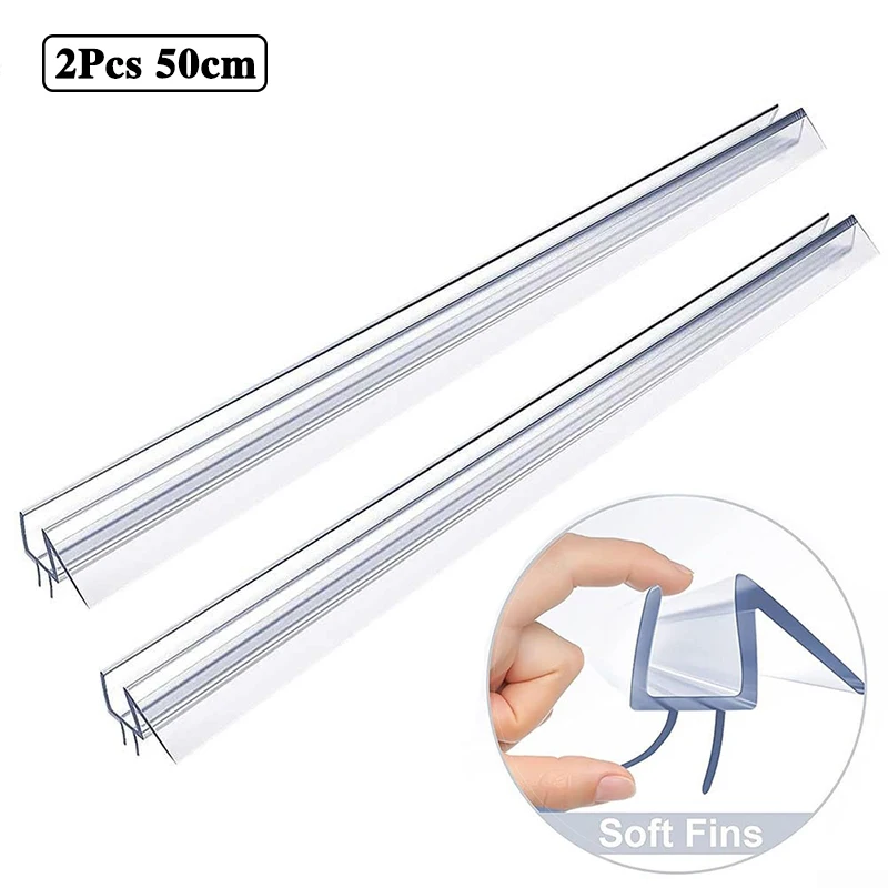 투명 PVC 도장 갭 창문 문짝 웨더스트립, 목욕 샤워 스크린, 문짝 도장 스트립, 6mm, 8mm, 10mm, 12mm
