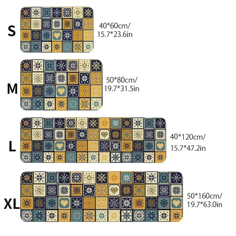 미끄럼 방지 주방 카펫, 거실용 대형 러그, 주방 바닥 매트, 현관 매트, 홈 데코 카펫