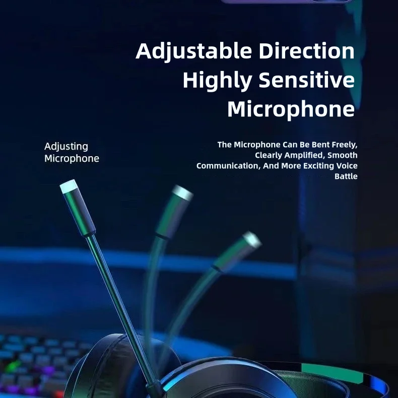 SW-G8 게임용 헤드셋 게임용 유선 7.1 채널 소음 차단 다기능 헤드셋 컴퓨터 노트북 USB 게임용 헤드셋
