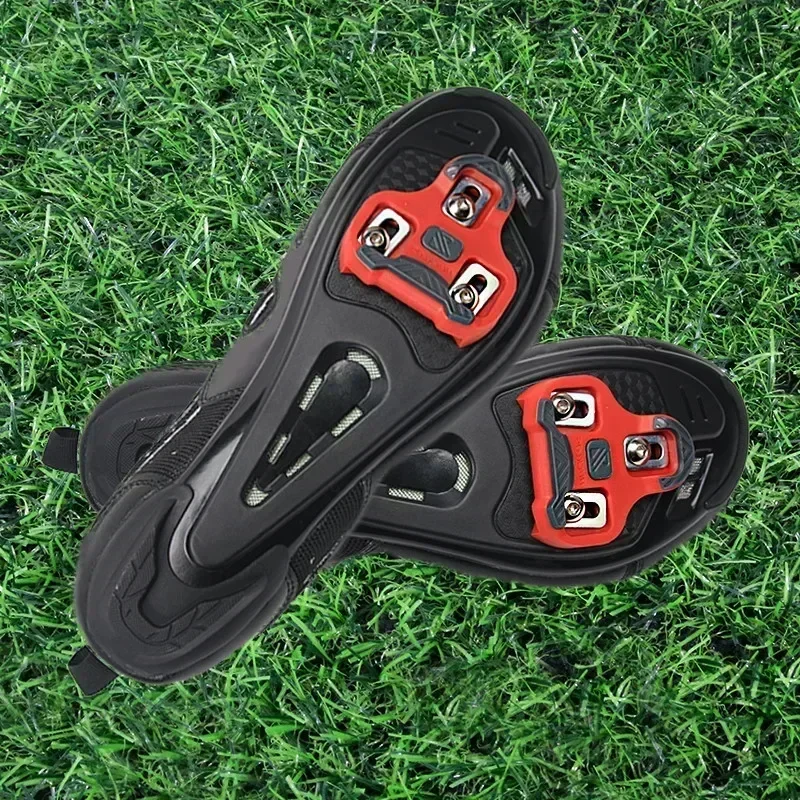 LOOK Keo Cleats 용 BUCKLOS 플로트로드 사이클링 신발 Look Keo 자전거 용 페달 클리트 자동 잠금 페달 플레이트 4.5/9 학위 1/2pc