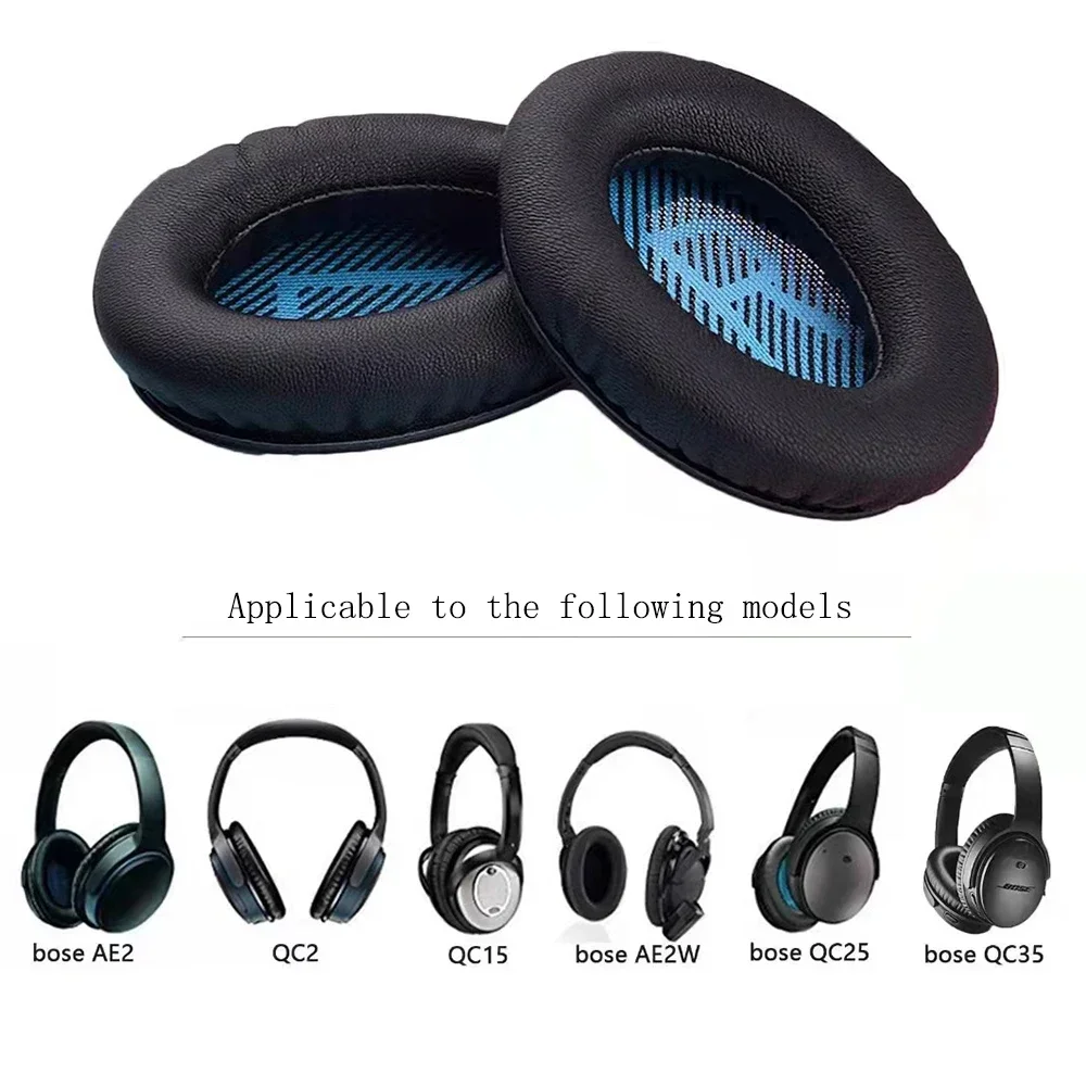 BOSE QuietComfort QC 2 15 25 35 qc35 ii 이어 쿠션 BOSE QC35 QC25 QC15 AE2 SoundTrue 헤드폰 이어 패드용 교체용 이어패드