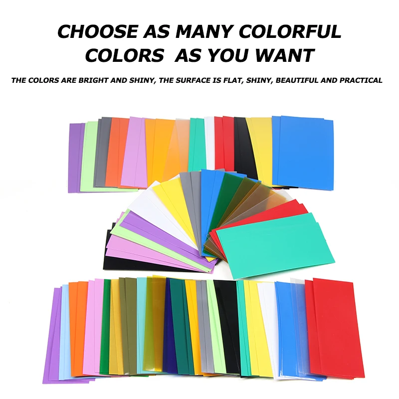 20/50/100pcs 18650 PVC 열 수축 랩 프리 컷 절연 포장 슬리브 수축 열 수축 튜브 배터리 필름 케이스