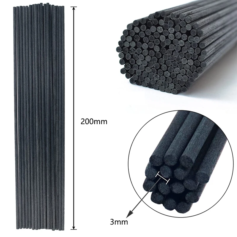 5-100pcs 2-3.5mm 리드 디퓨저 교체 스틱 DIY 수제 홈 장식 여분의 두꺼운 등나무 아로마 테라피 디퓨저 리필 스틱