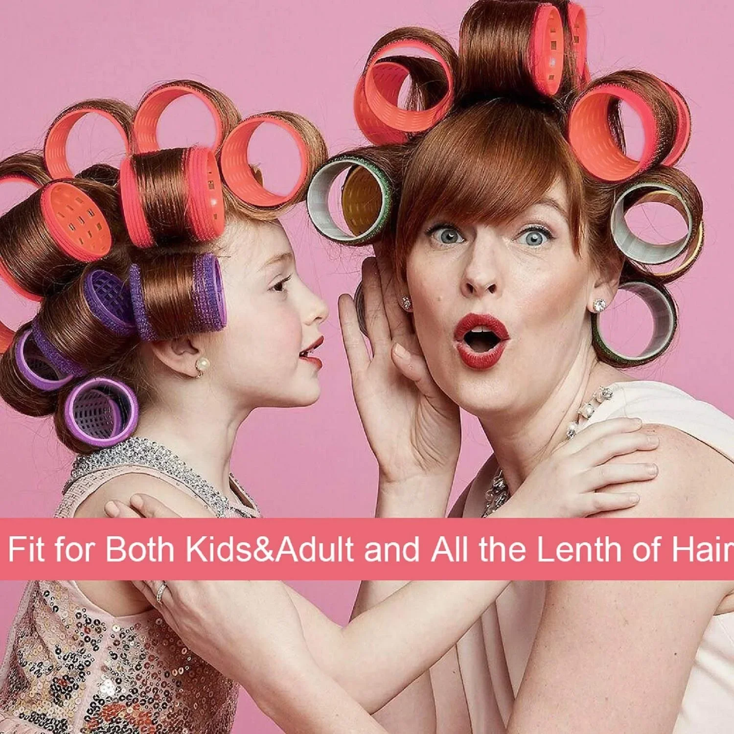 헤어 롤러 셀프 그립 후크 헤어 컬러 열이 없는 헤어 롤러 살롱 헤어 드레싱 컬러 점보 사이즈 끈적 헤어 스타일링 도구