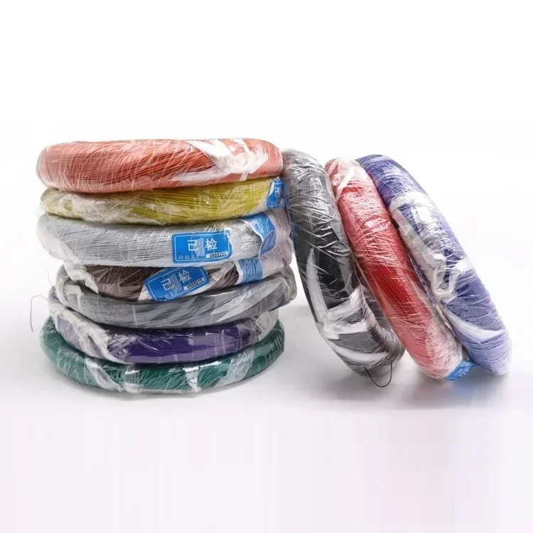 UL1571 전자 와이어 32 30 28 26 AWG 유연한 케이블 PVC 절연 주석 도금 구리 환경 LED 라인 DIY 코드