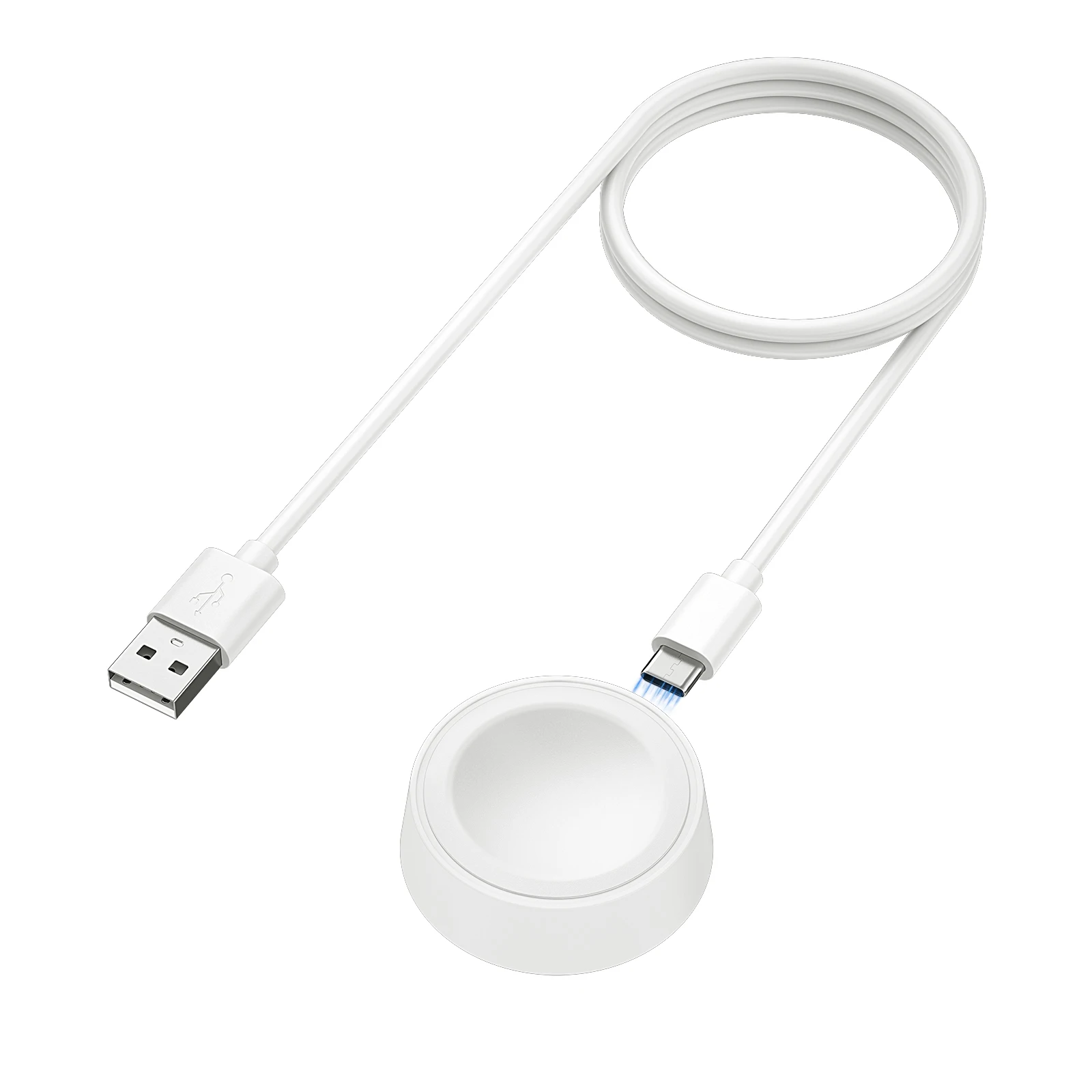 삼성 갤럭시 시계 7/6/5/4 용 시계 충전기 싱글 헤드 갤럭시 시계 4/6 클래식 42/46mm 43/47mm 용 40/44mm 충전 도크