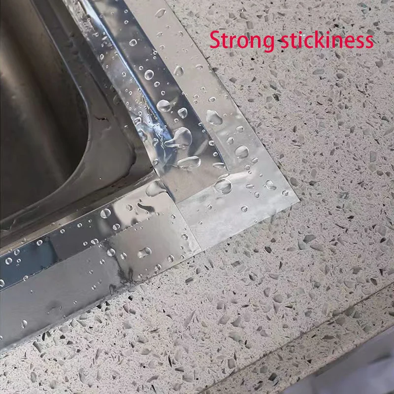 고온 저항 알루미늄 호일 테이프 주방 파이프 수리 테이프 접착 씰링 호일 단열 누출 방지 테이프