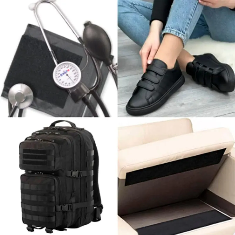 1 미터 10/15cm 와이드 후크 및 루프 패스너 테이프에 바느질 나일론 비 접착 연동 고정 패브릭 테이프 바느질 DIYCraft