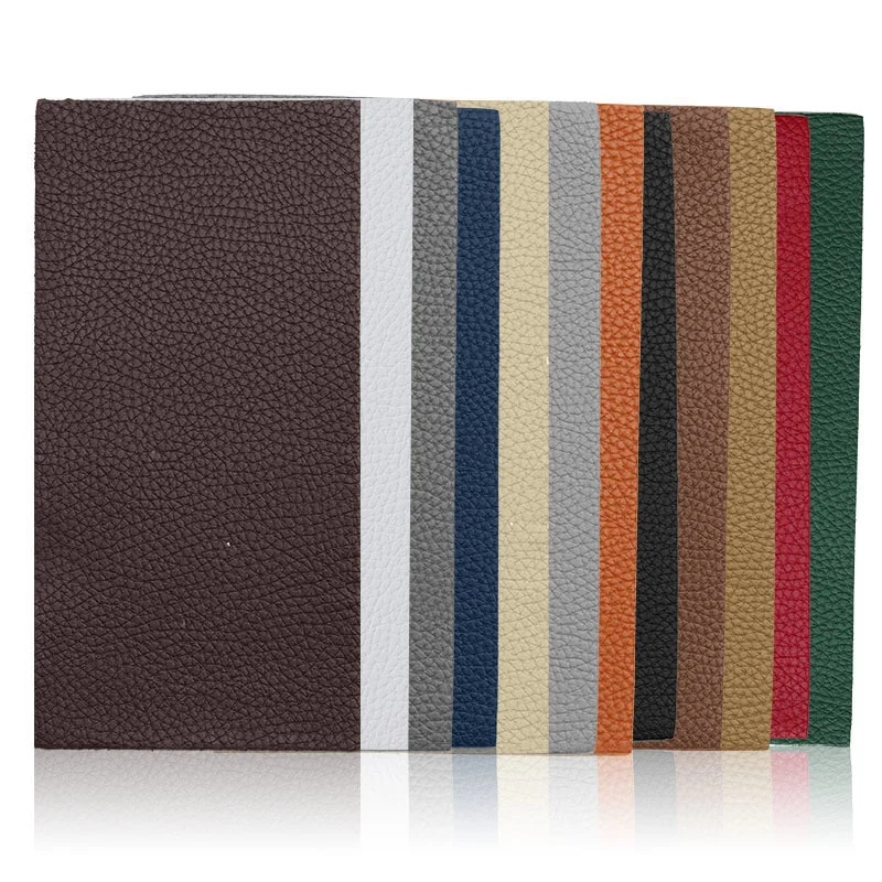 20X10Cm 12 색 철 없음 소파 의류에 자기 접착 스틱 가죽 PU 패브릭 대형 스티커 패치 열매 패턴 수리