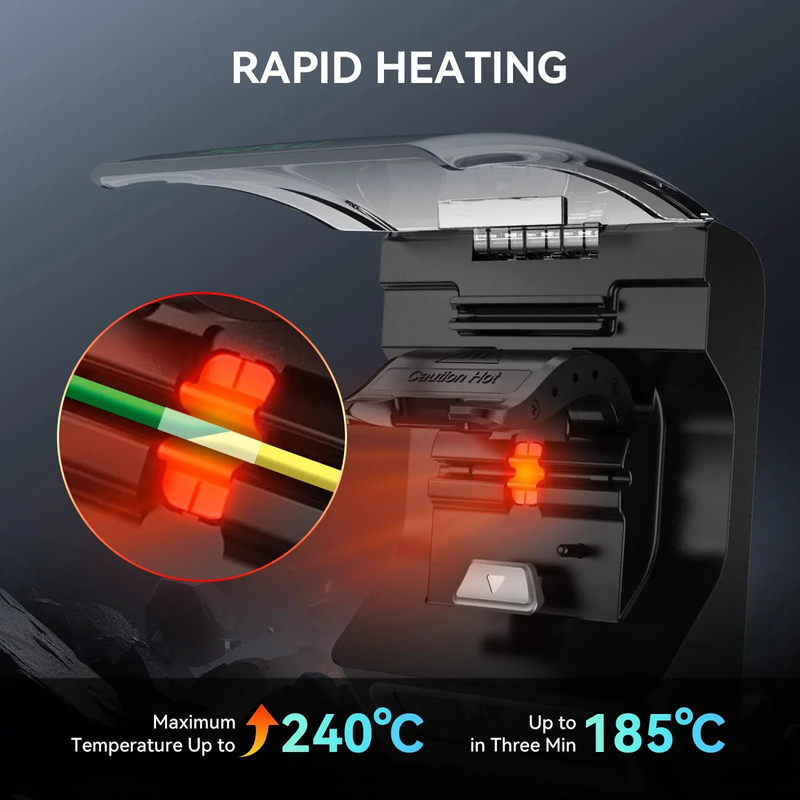 SUNLU 필라멘트 커넥터 PLA/PETG/TPU/ABS/PA/나일론 용 1.75mm 필라멘트 고속 용접 200Pcs PTFE 슬리브 필라멘트 스플라이서