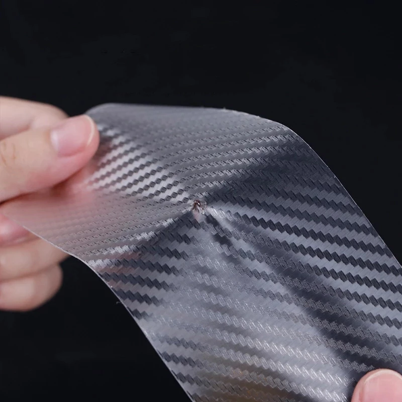 고품질 K5D 투명 탄소 섬유 자동차 도어 보호기 스티커 안티 스크래치 테이프 자동 트렁크 씰 스커프 보호 필름