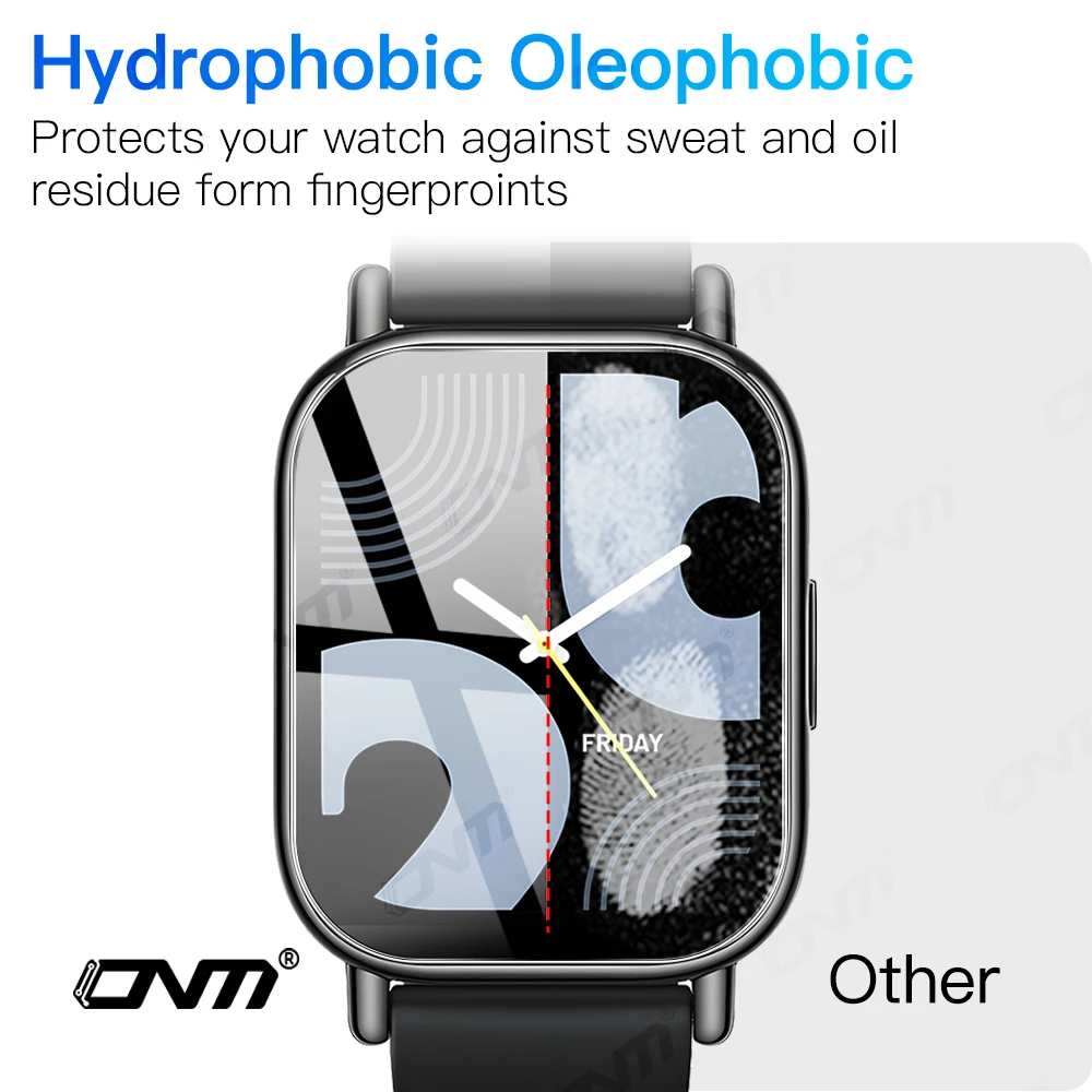 샤오미 레드미 워치 5 라이트 액티브 스마트 워치 프리미엄 강화 유리, 투명 HD 유리 화면, 보호대 필름 액세서리, 9H