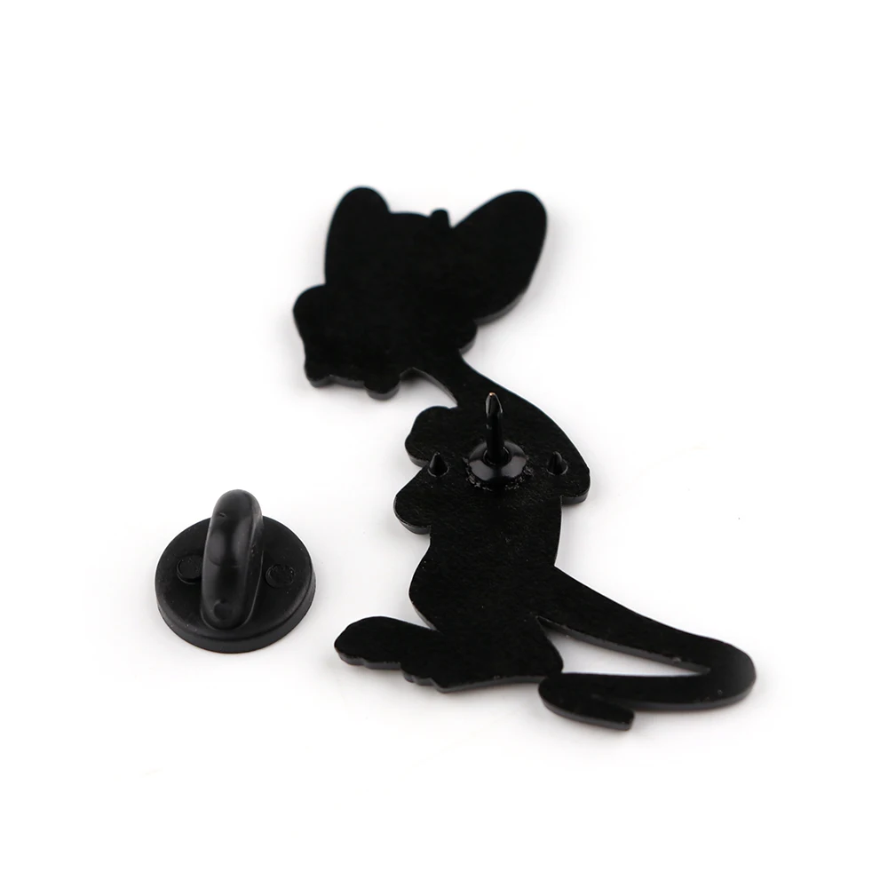 DZ2440 참신 귀여운 마우스 배낭 옷깃 핀 장식에 옷 배지에 대한 재미 있은 에나멜 핀 애니메이션 쥬얼리 액세서리 선물