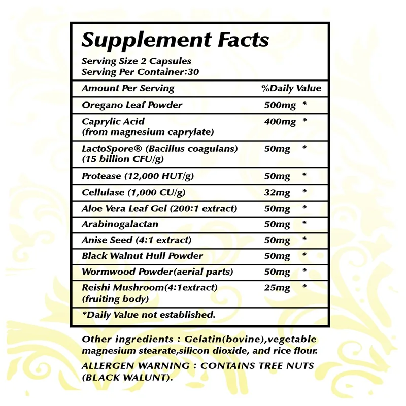 칸디다 클렌징 - 항산화, 장 클렌징 및 해독, 소화 및 신진대사 촉진