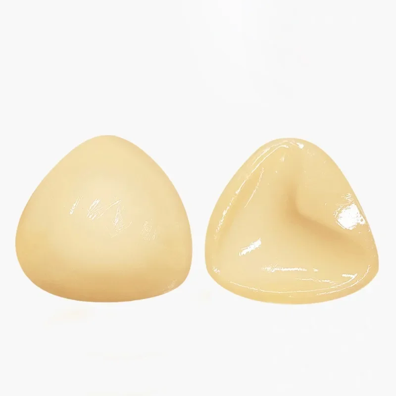 1 쌍 솔리드 셀프 접착 브래지어 더블 양면 끈적 푸시 업 브래지어 삽입 재사용 가능한 접착 울트라 유방 리프트 패딩 삽입