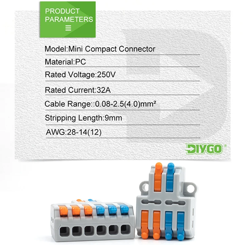 5PCS 고속 와이어 커넥터 푸시 인 전기 터미널 블록 케이블 연결 용 범용 접합 배선 케이블 커넥터 SPL 
