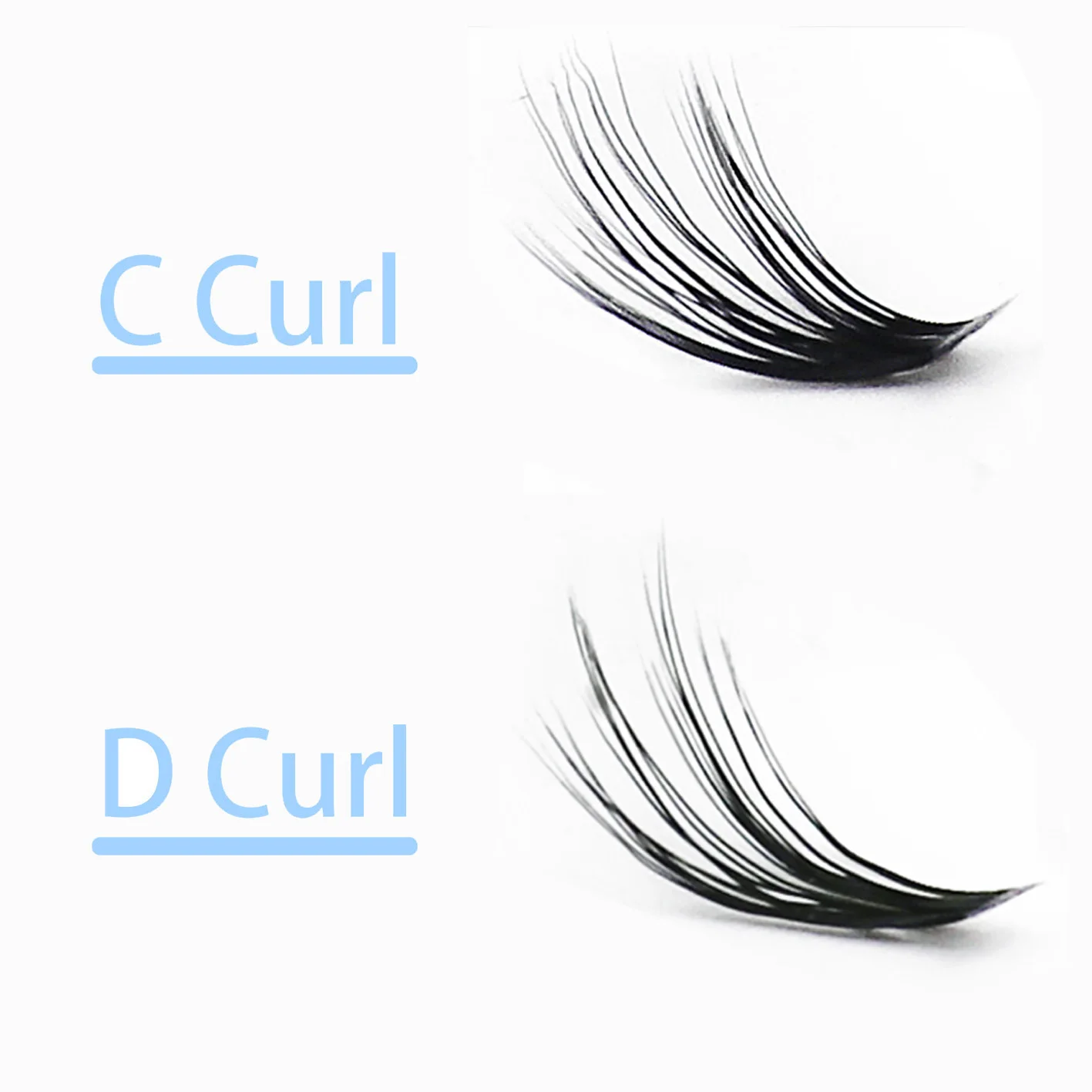 40/30/20D 클러스터 속눈썹 연장 1Box/60 번들 자연 두꺼운 밍크 속눈썹 러시아 개별 속눈썹 뭉치 도매 섬모