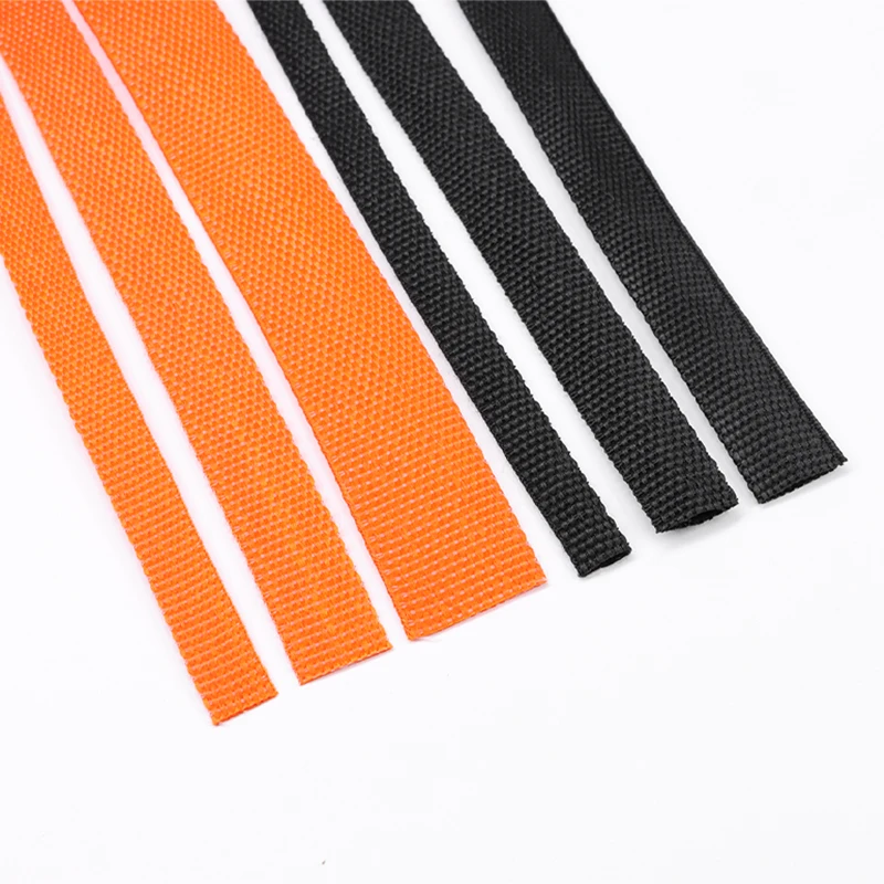 PET 땋은 케이블 슬리브 열 수축 튜브 4mm-30mm 절연 난연성 PET 자동 라인 주최자 와이어 랩 외장 보호