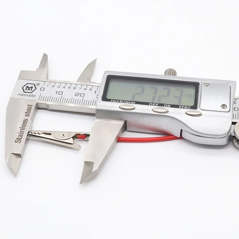 10pcs2pcs 라인 길이 45cm 악어 클립 번호 28mm 양면 악어 클립 케이블 악어 클립 와이어 테스트 와이어 클립