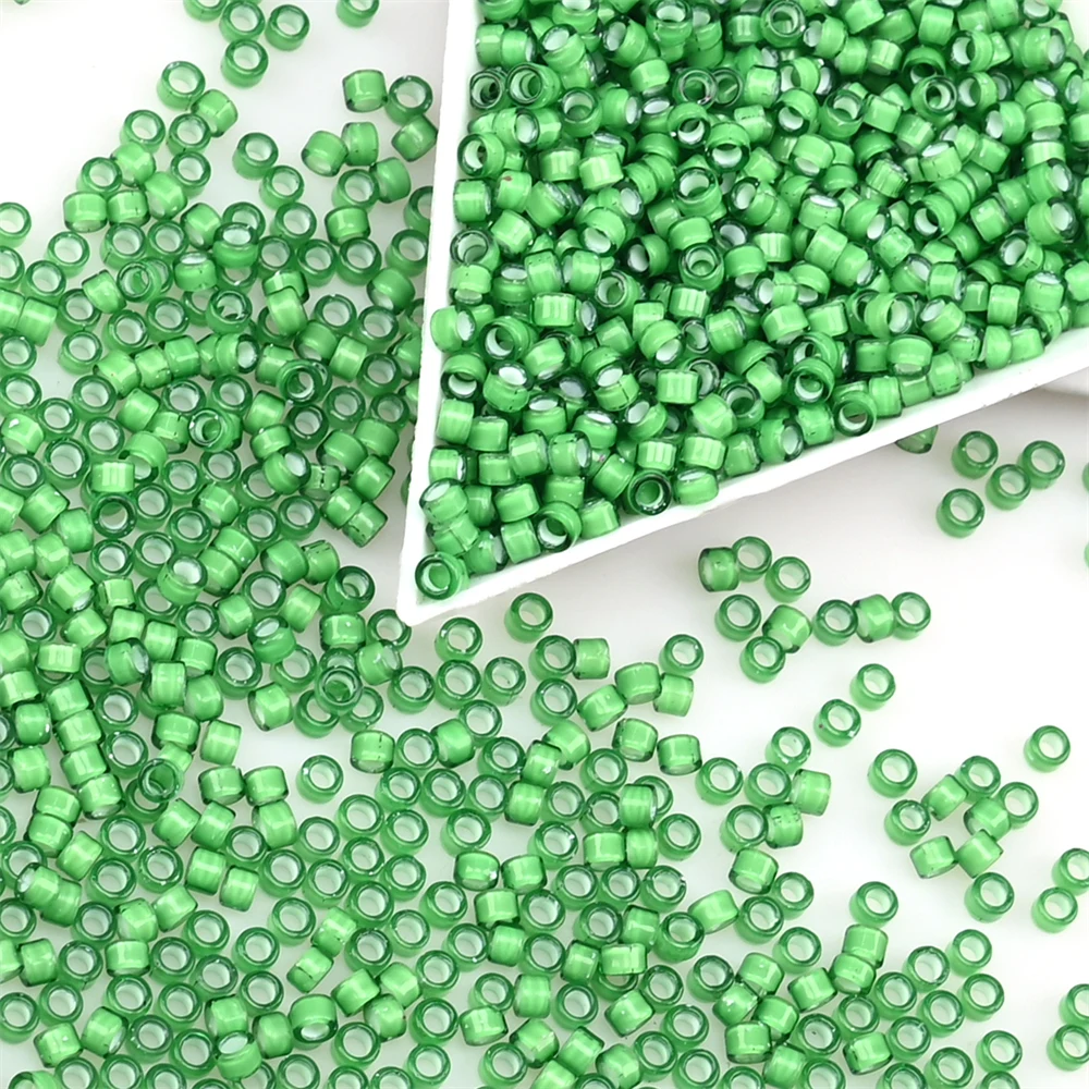 2.5mm 14g 작은 일본 구슬 광택 다채로운 작은 공예 구슬 보석 만들기 목걸이 팔찌 Diy 액세서리