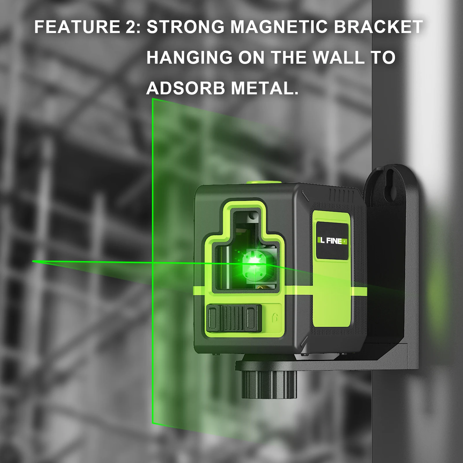 삼각대 전문 레벨 레이저가 포함된 Lfine 레이저 레벨 2 라인 수평 수직 Nivel 레이저 자동 360 ° 셀프 레벨링 도구