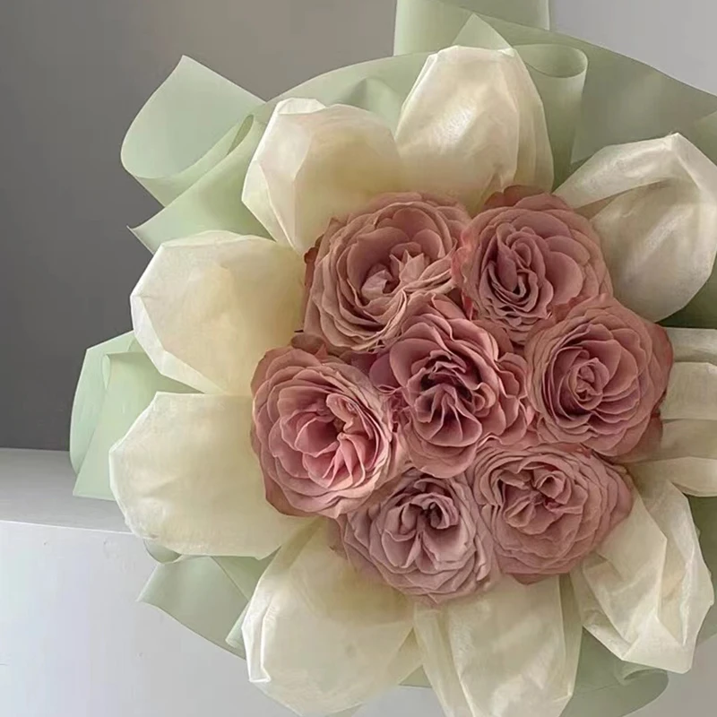 꽃꽂이 포장지, 면화 꽃 포장 안감, 부직포 꽃 포장지, 플로리스트 용품, 40 개