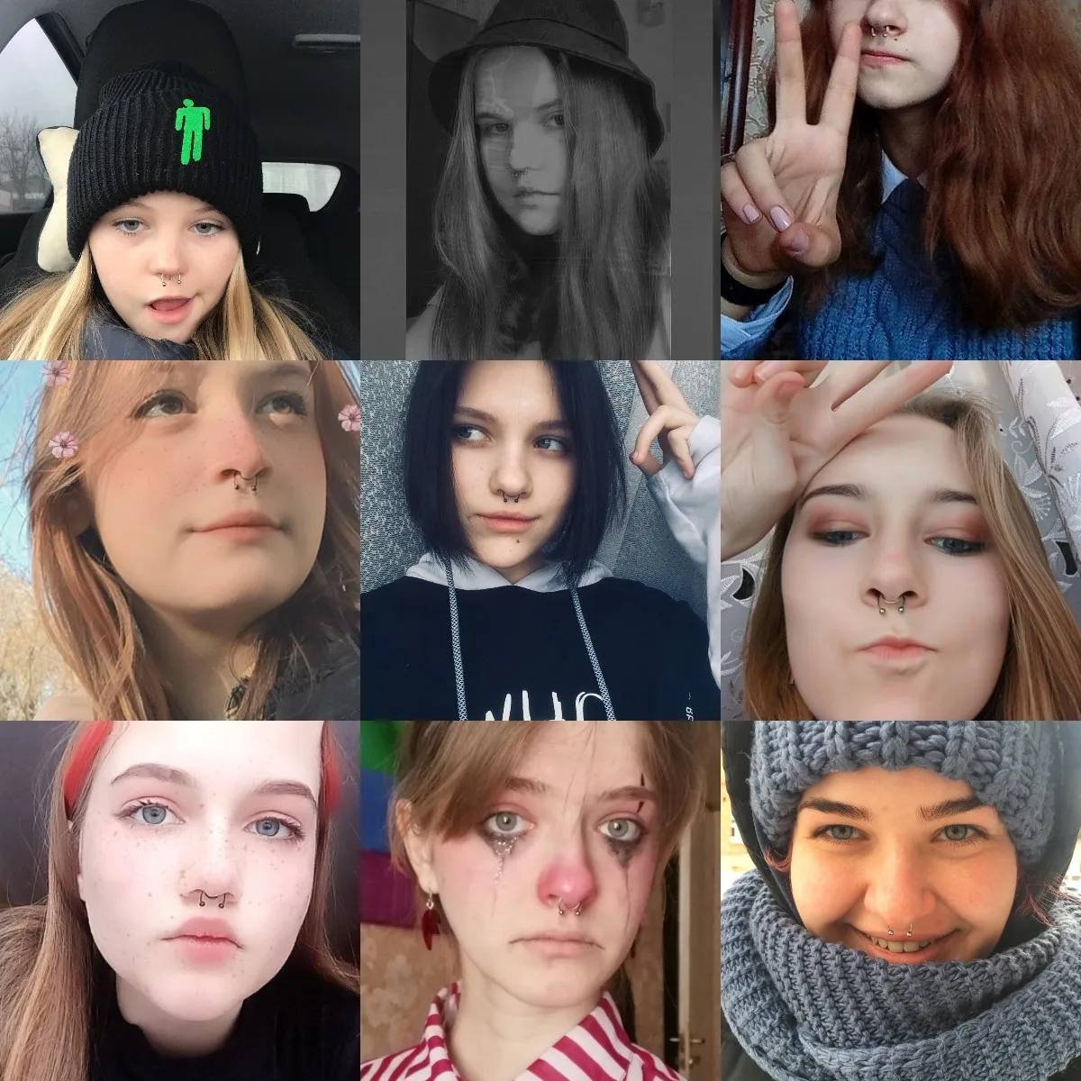 U자형 가짜 코 링 힙 후프 셉텀 락 스테인레스 스틸 자석 코 피어싱 펑크 피어싱 바디 쥬얼리, 무료 배송, 1 개