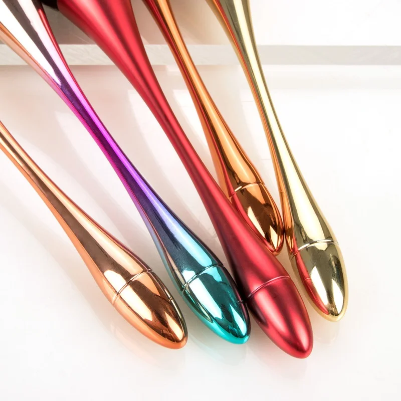 네일 먼지 청소 브러시 전문 네일 아트 메이크업 브러시, 긴 손잡이, 매우 푹신한 먼지 제거 매니큐어 도구, 7 가지 스타일