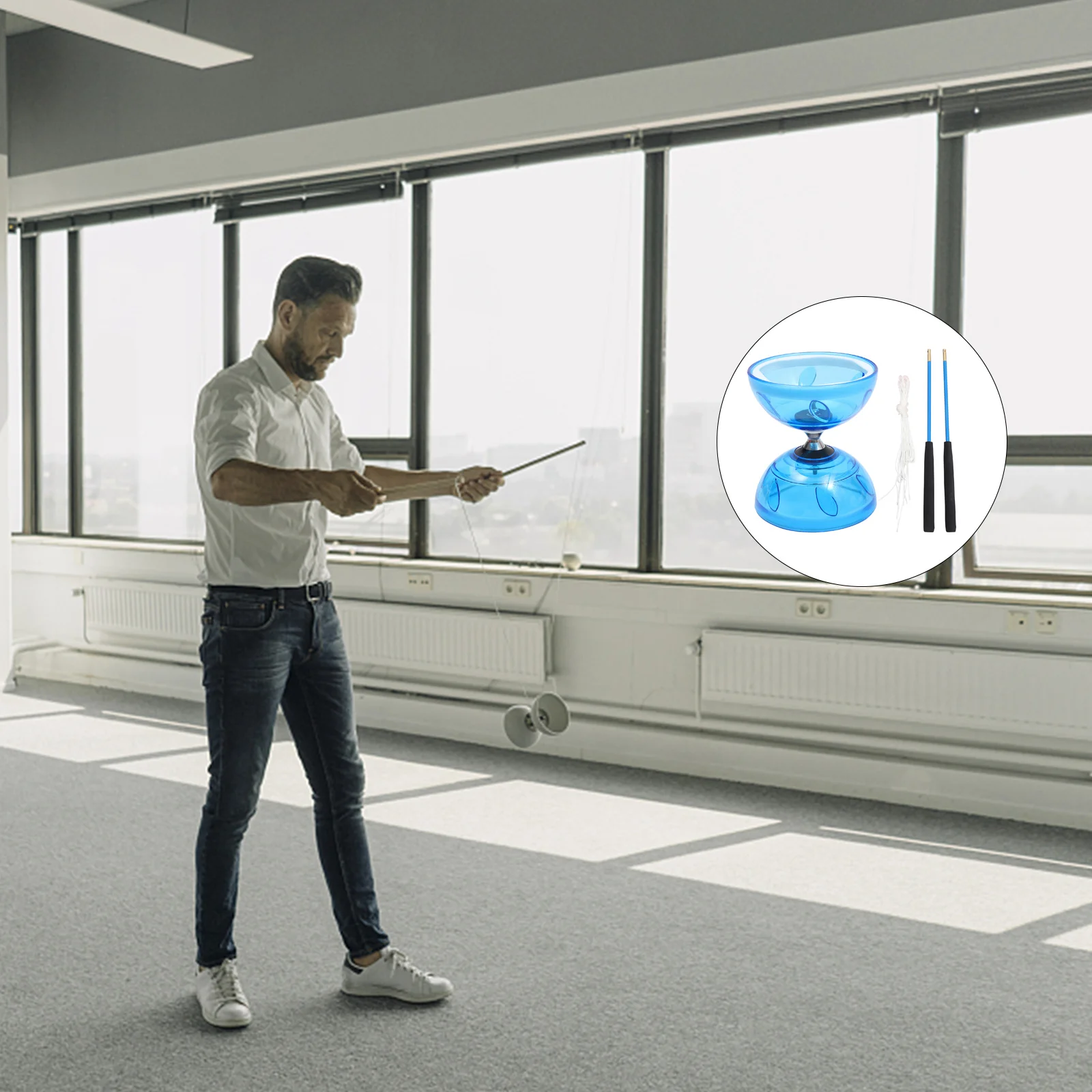 요요 더블 헤드 디아볼로 유아 야외 장난감, 어린이 중국 소프트 고무 저글링 전문