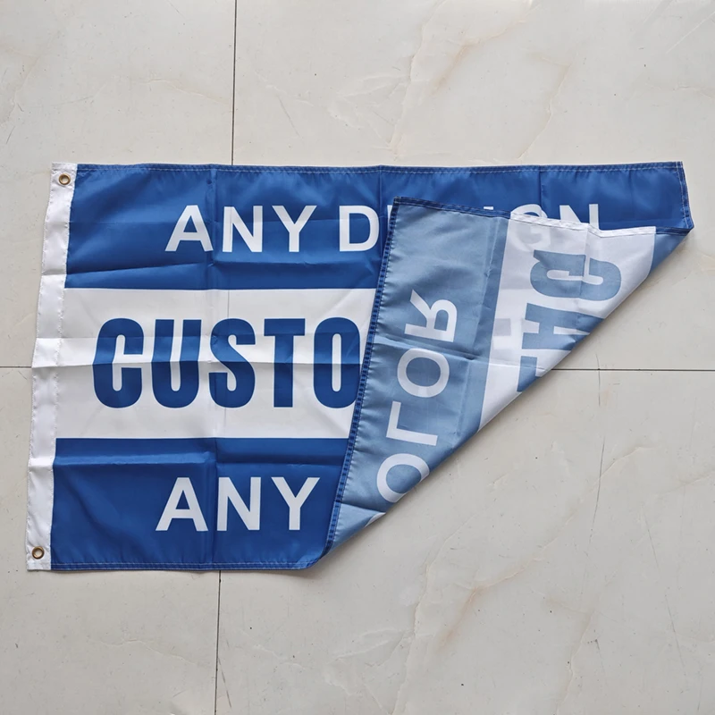 그래픽 사용자 정의 인쇄 플래그 폴리 에스터 샤프트 커버 황동 그로밋 무료 디자인 옥외 광고 배너 장식 파티 스포츠