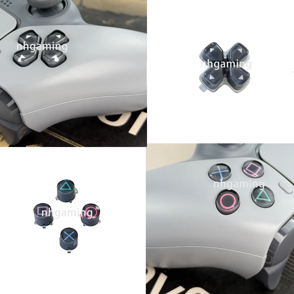 PS5 컨트롤러 쉘 제한 30주년 기념 하우징 케이스 BDM-010/020/030/040/050 전면 후면 터치패드 커버 3D 캡 버튼