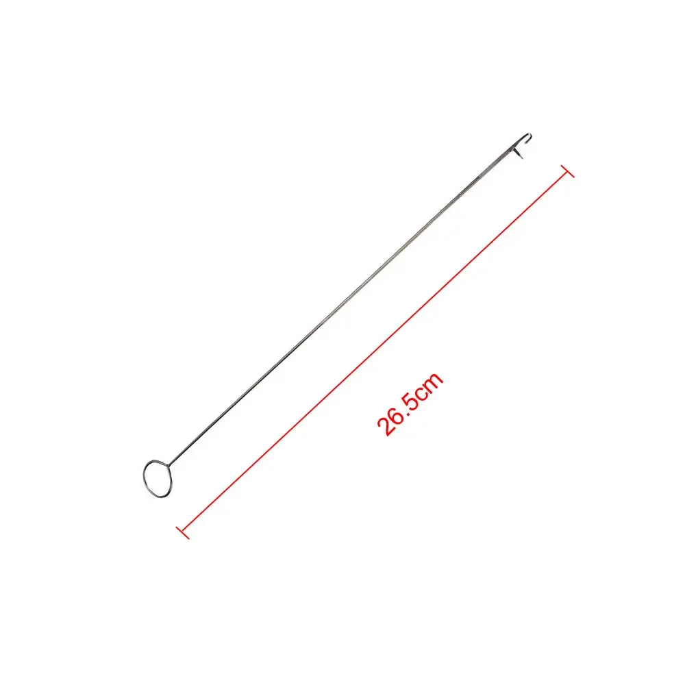 1 조각 스테인레스 스틸 바느질 루프 터너 후크 터닝 패브릭 튜브 스트랩 벨트 스트립 수제 DIY 퇴직 도구 액세서리