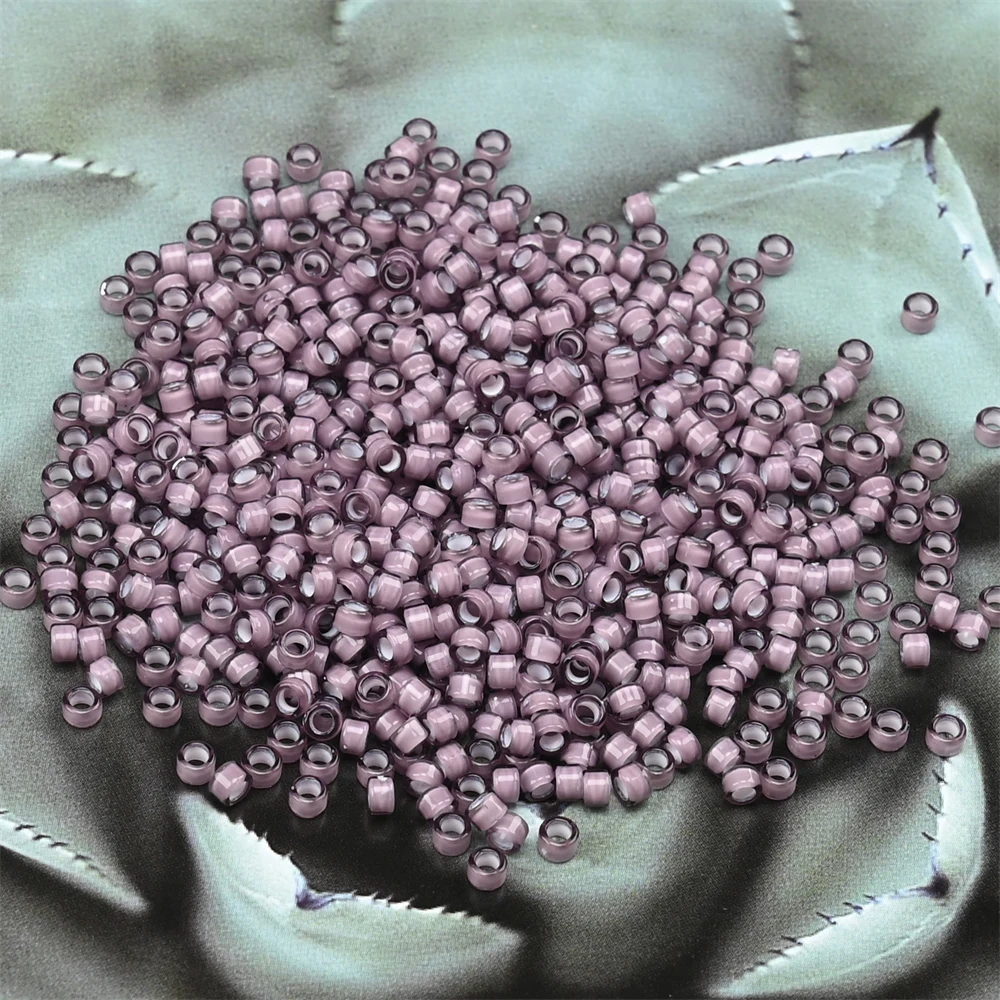 2.5mm 14g 작은 일본 구슬 광택 다채로운 작은 공예 구슬 보석 만들기 목걸이 팔찌 Diy 액세서리