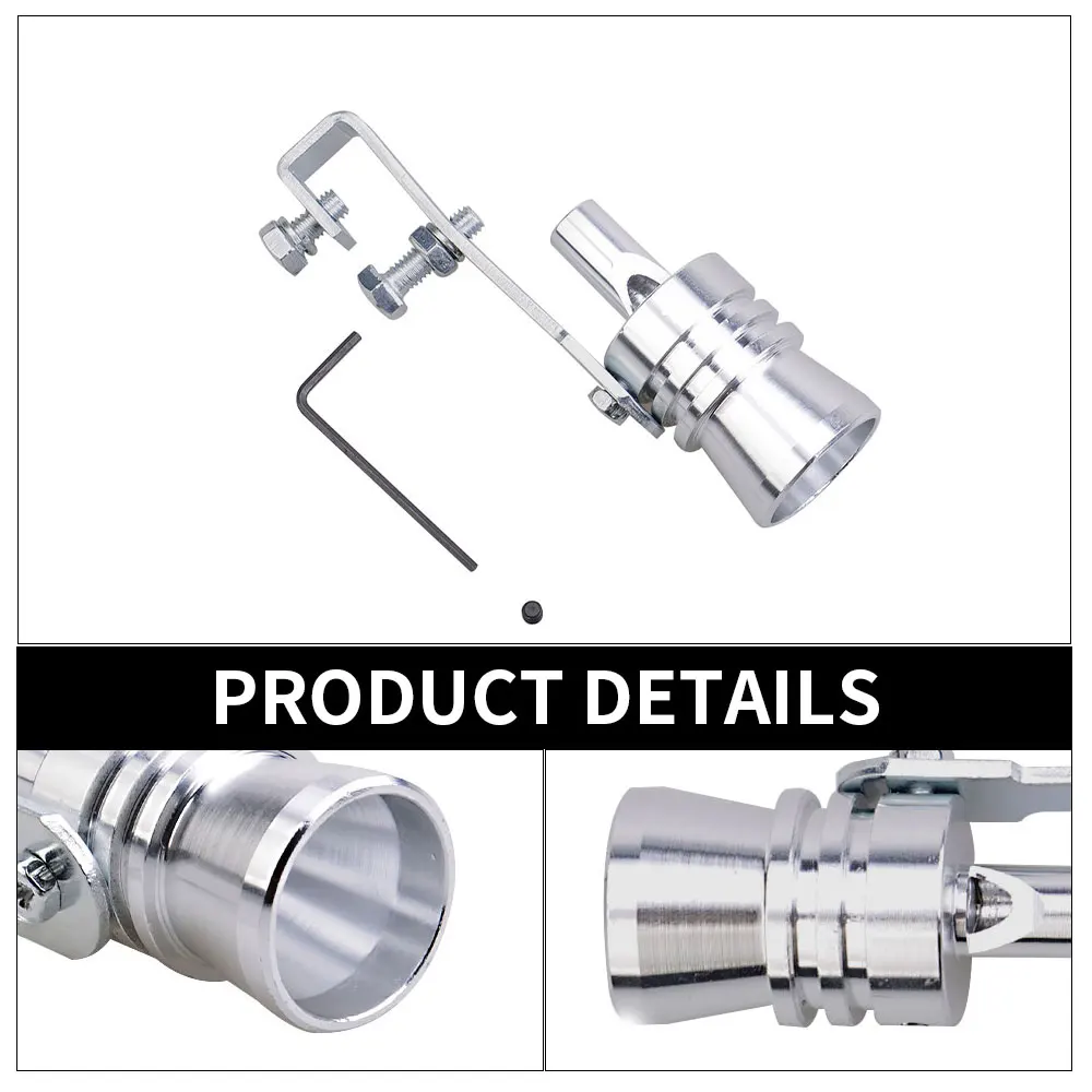 범용 터보 사운드 시뮬레이터 휘슬 자동차 배기관 휘슬 차량 사운드 머플러 S/M/L/Xl