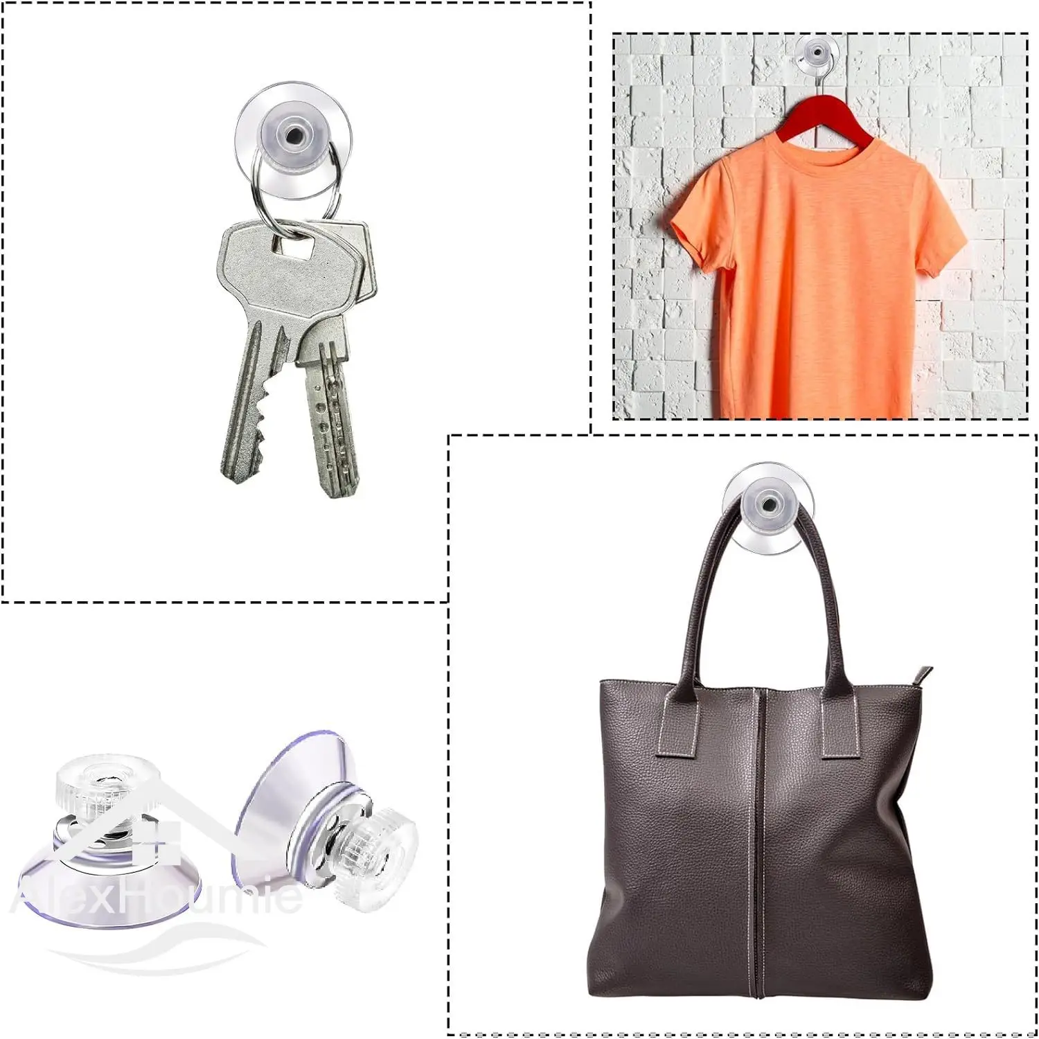 나사와 5/10Pcs 흡입 컵 25/32/41/53mm 플라스틱 빨판 패드 홀더 욕실 창 자동차 그늘에 대 한 나사 너트와 PVC 빨판