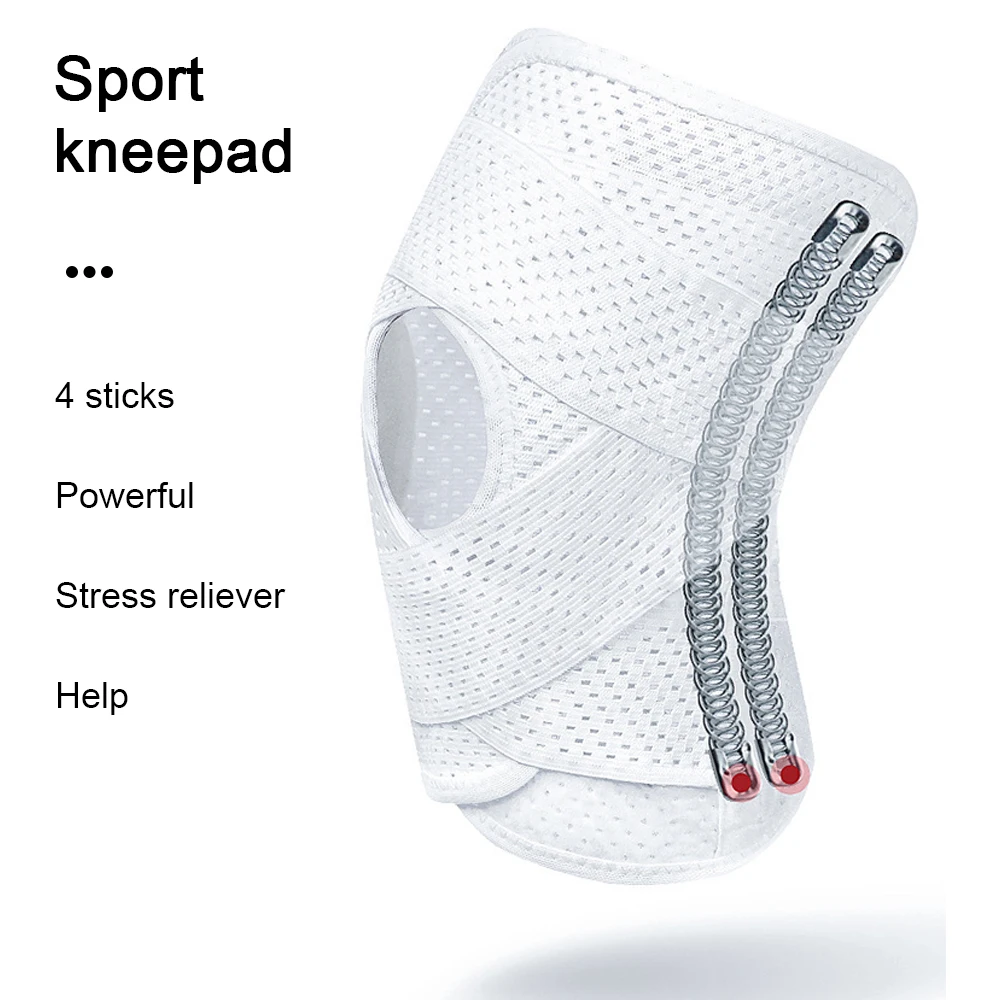 1PC 스포츠 Kneepad 남자 여자 가압 탄성 무릎 패드 무릎 지원 관절 보호대 피트니스 배구 받침대 보호대