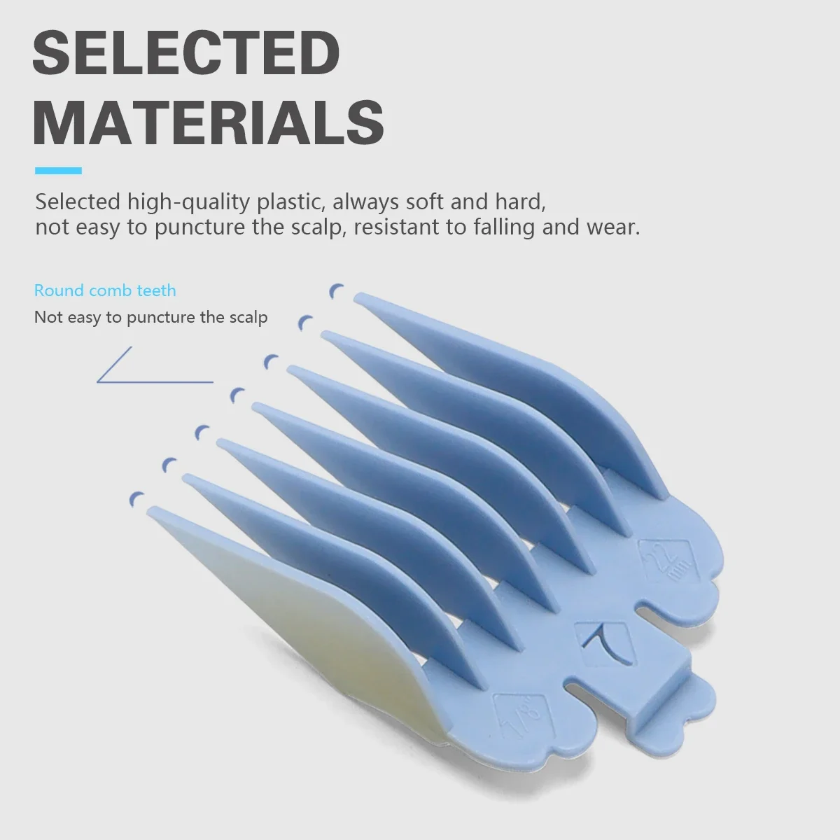 10 개/가방 헤어 클리퍼 제한 빗 가이드 제한 빗 트리머 가드 부착 3-25mm 유니버설 다채로운