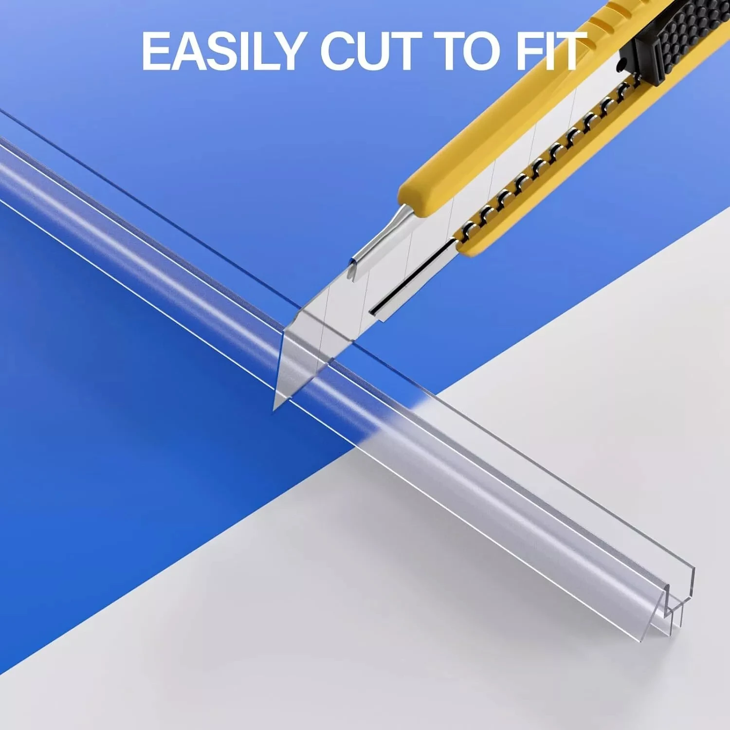 투명 PVC 도장 갭 창문 문짝 웨더스트립, 목욕 샤워 스크린, 문짝 도장 스트립, 6mm, 8mm, 10mm, 12mm