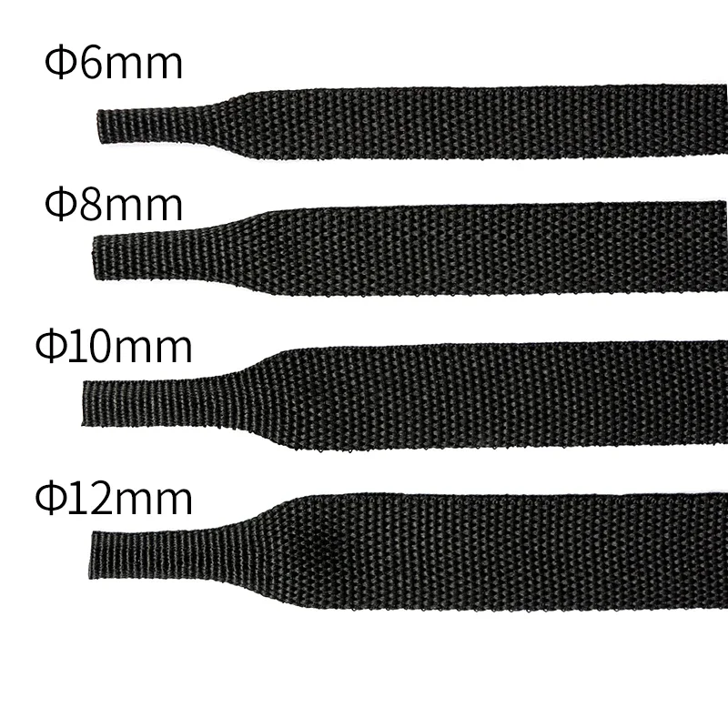1~50m 편조 케이블 슬리브 PET 열 수축 튜브 절연 난연성 수축 와이어 랩 외장 보호 케이블 정리기