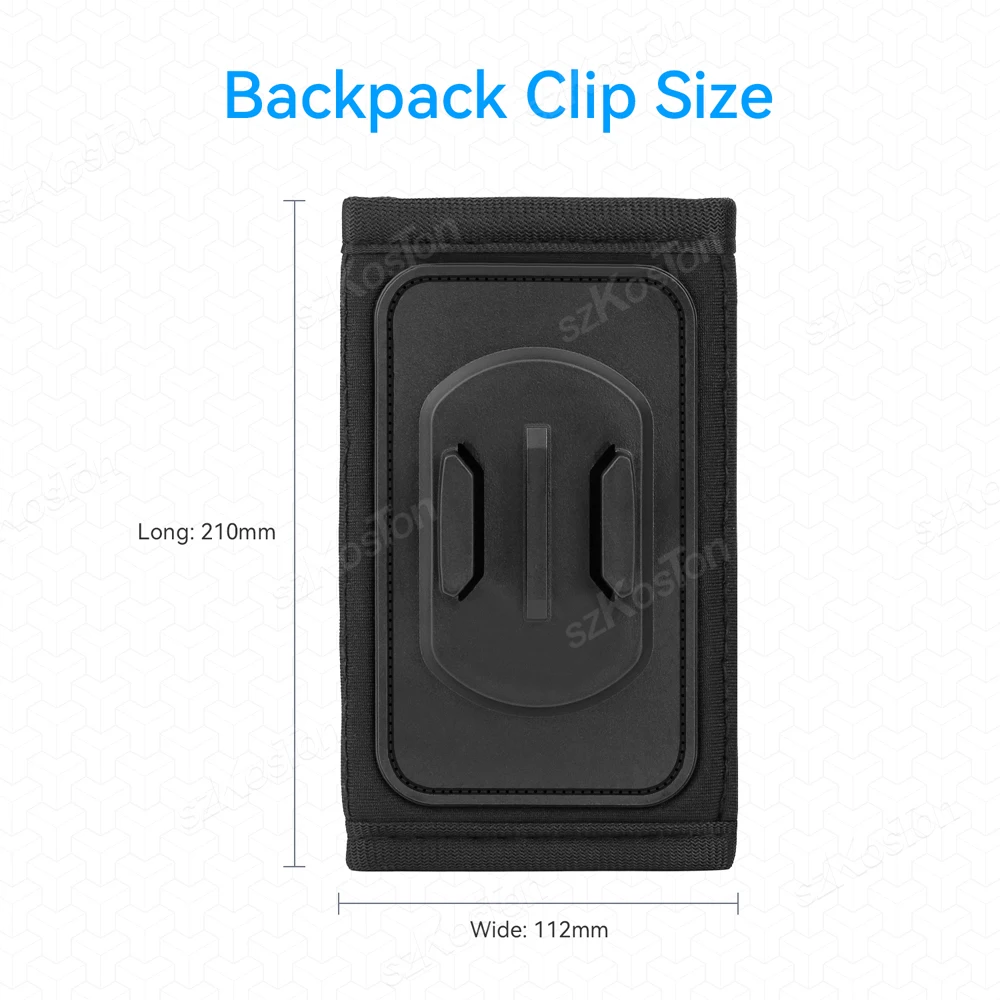 360 회전 가방 배낭 숄더 스트랩 마운트 스트랩 거치대, 고프로 13 12 11 10 9 8 7 6 DJI OSMO 액션 5 프로 4 Insta360 X4 X3 ACE PRO 2 액세서리