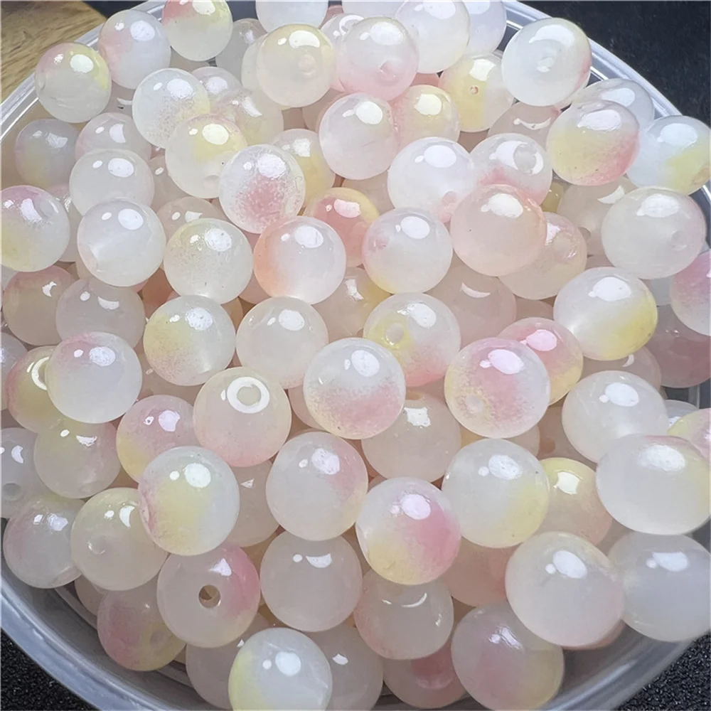 8mm 유리 구슬 아름다운 여러 가지 빛깔의 구슬 수제 Diy 팔찌 팔찌 쥬얼리 수제 비즈 액세서리 도매 재료