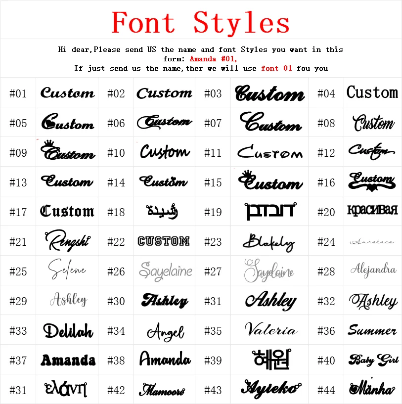 개인화 된 이름 목걸이 사용자 정의 스테인레스 스틸 이름 보석 그녀의 신부 들러리 어머니의 날 선물을위한 생일 선물